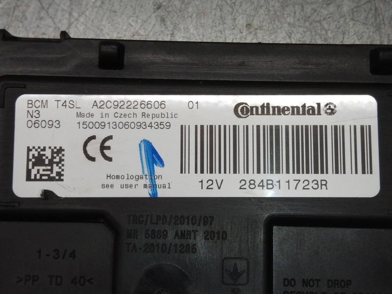 Recambio de modulo electronico para dacia dokker 1.5 dci diesel fap cat referencia OEM IAM A2C92226606  