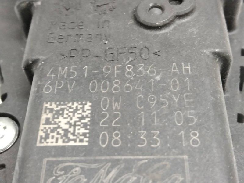 Recambio de potenciometro pedal para mazda 3 berlina (bk) 1.6 cd diesel cat referencia OEM IAM 6PV00864101 4M519F836AH 