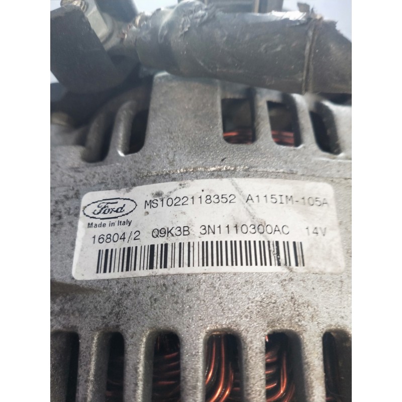 Recambio de alternador para ford focus c-max (cap) ambiente (d) referencia OEM IAM 3N110300AC FORD 