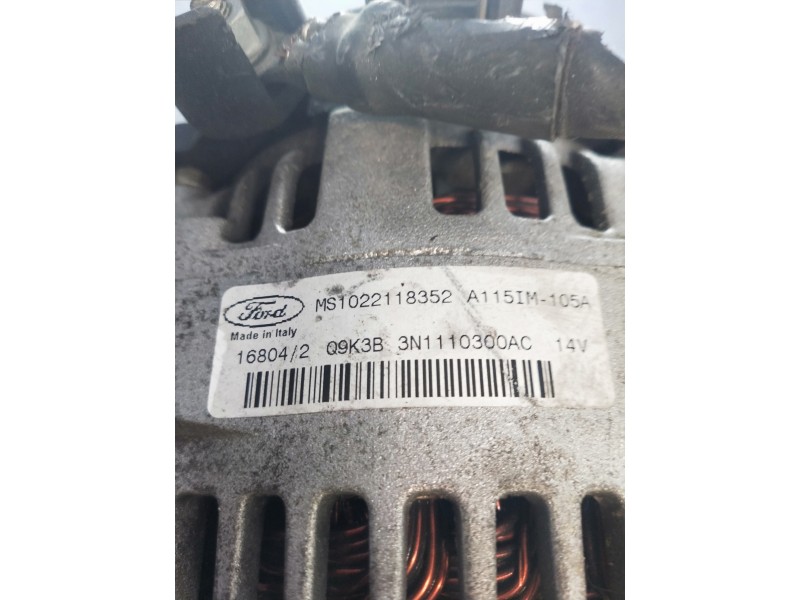 Recambio de alternador para ford focus c-max (cap) ambiente (d) referencia OEM IAM 3N110300AC FORD 
