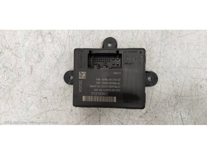 Recambio de modulo electronico para volvo v60 kombi kinetic referencia OEM IAM 31318962 AV6N14C236AB AV6N14C068AE