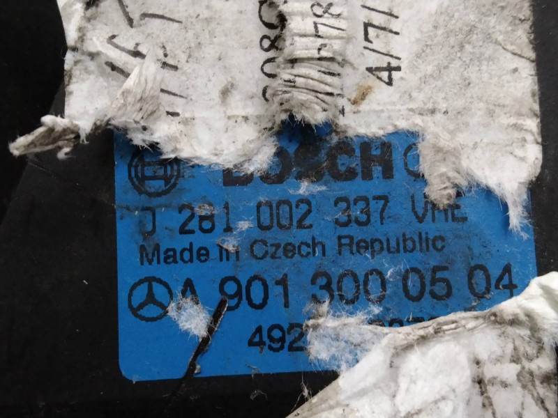 Recambio de potenciometro pedal para mercedes sprinter 02.00  caja cerrada 2.2 cdi cat referencia OEM IAM 0281002337 A9013000504