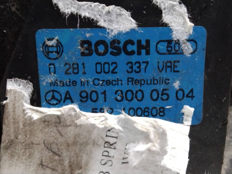 Recambio de potenciometro pedal para mercedes sprinter 02.00  caja abierta 2.2 cdi cat referencia OEM IAM 0281002337 A9013000504