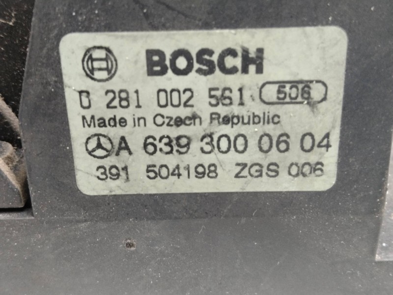 Recambio de potenciometro pedal para mercedes vito mixto 06.2003 referencia OEM IAM 0281002561 A6393000604 