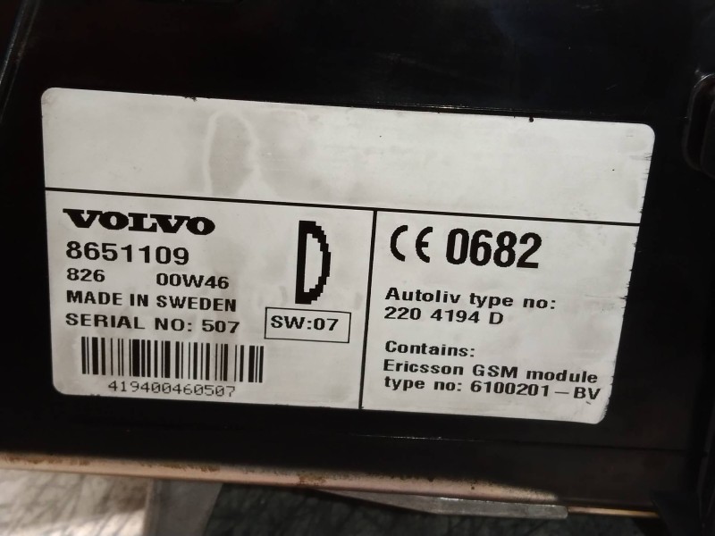 Recambio de sistema audio / radio cd para volvo v70 familiar optima referencia OEM IAM 86331661 8651109 603