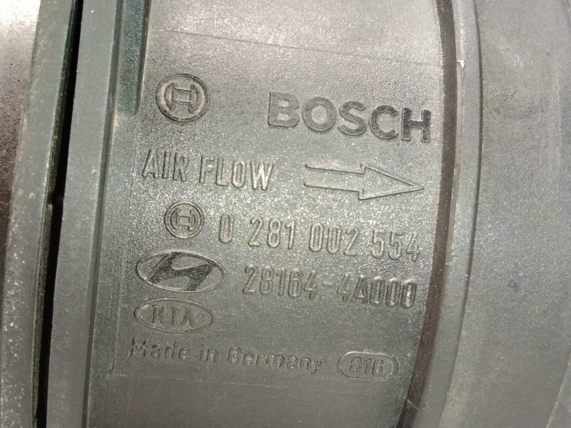 Recambio de caudalimetro para hyundai terracan (hp) 2.9 crdi gl referencia OEM IAM 0281002554 281644A000 