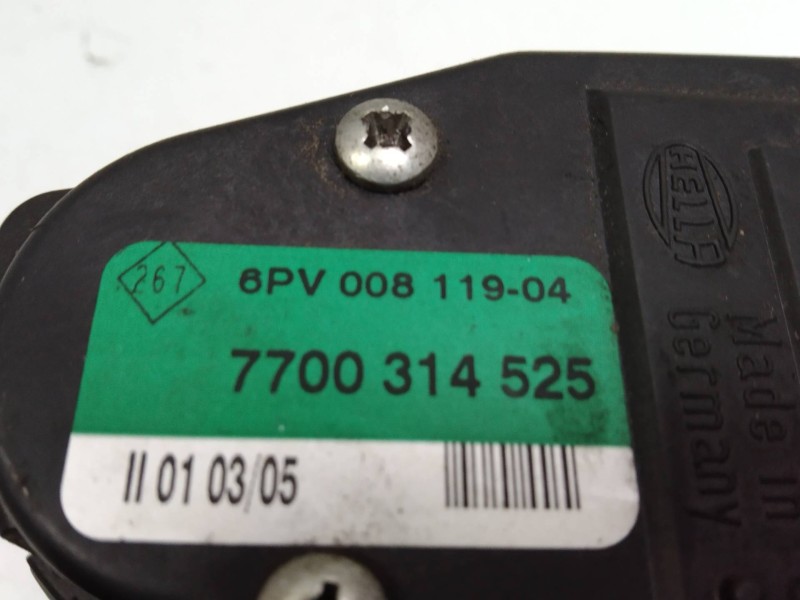 Recambio de potenciometro pedal para nissan interstar mod. 04 (x70) 2.5 dci diesel cat referencia OEM IAM 6PV00811904 7700314525