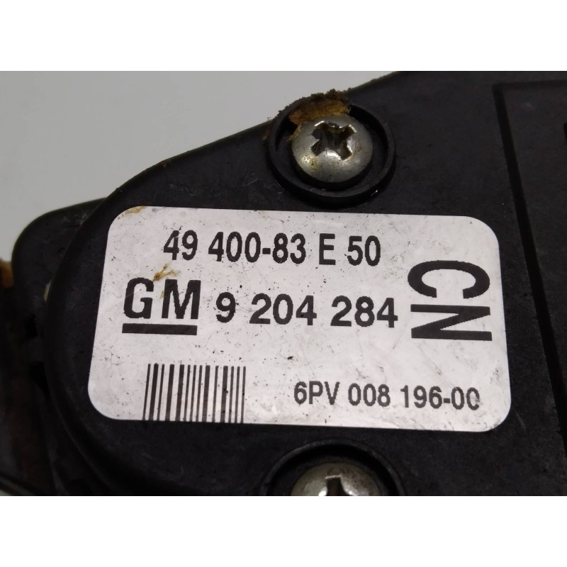 Recambio de potenciometro pedal para opel agila 1.2 16v cat (z 12 xe / lw4) referencia OEM IAM 6PV00819600 4940083E50 