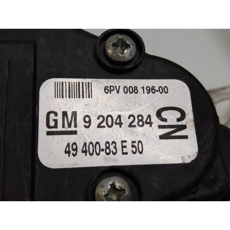 Recambio de potenciometro pedal para opel agila 1.2 16v cat (z 12 xe / lw4) referencia OEM IAM 6PV00819600 4940083E50 