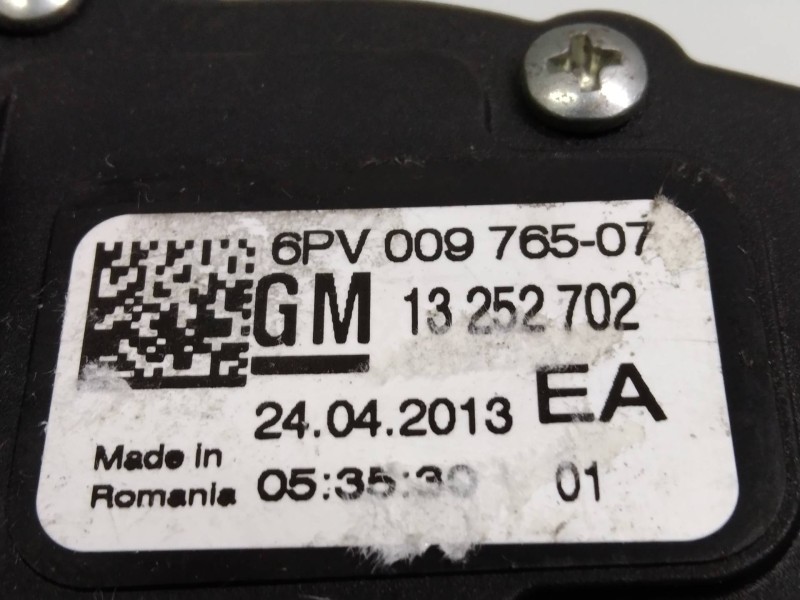 Recambio de potenciometro pedal para opel astra j lim. cosmo referencia OEM IAM 6PV00976507 13252702 