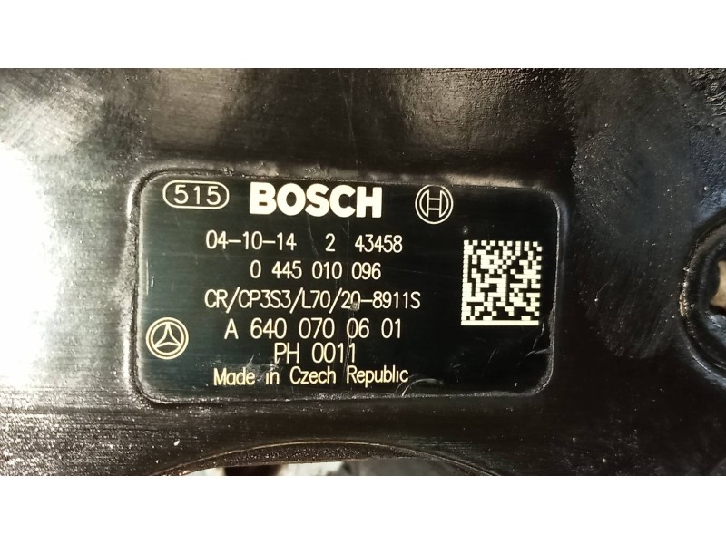Recambio de bomba inyeccion para mitsubishi colt berlina 5 (z30a) 1.5 di-d instyle (d) referencia OEM IAM 0445010096 A6400700601