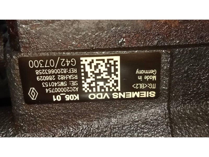 Recambio de bomba inyeccion para renault megane ii berlina 5p luxe dynamique referencia OEM IAM A2C20000754 5WS40153 8200663258