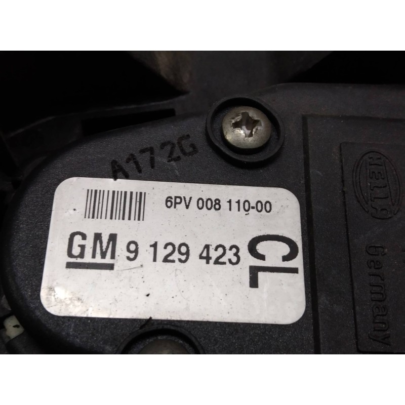 Recambio de potenciometro pedal para opel combo (corsa c) 1.7 16v di cat (y 17 dtl / lk8) referencia OEM IAM 6PV00811000 9129423