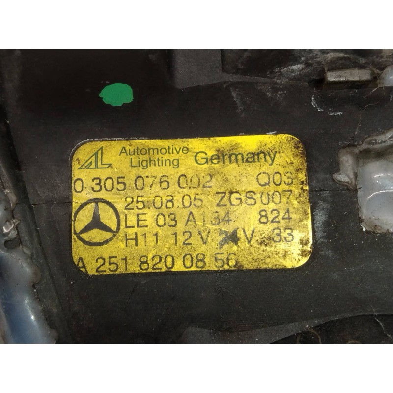 Recambio de faro antiniebla derecho para mercedes clase b (w245) 180 cdi (245.207) referencia OEM IAM 0305076002 A2518200856 