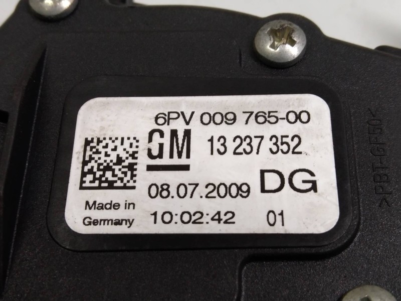 Recambio de potenciometro pedal para opel insignia berlina 2.0 16v cdti referencia OEM IAM 6PV00976500 13237352 