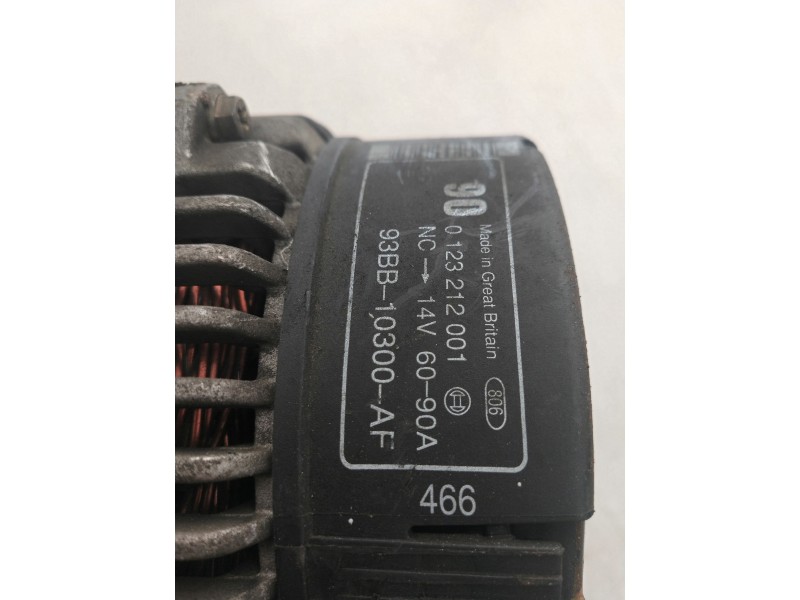Recambio de alternador para ford mondeo berlina/familiar (fd) glx berlina referencia OEM IAM 0123212001 BOSCH 