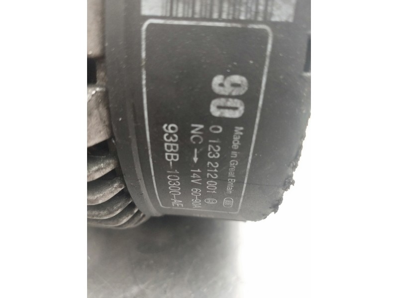 Recambio de alternador para ford mondeo berlina (gd) gt referencia OEM IAM 0123212001 BOSCH 
