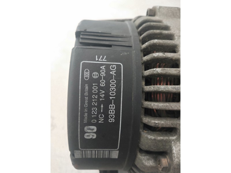 Recambio de alternador para ford mondeo berlina (gd) gt referencia OEM IAM 0123212001 BOSCH 
