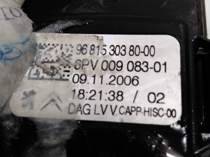 Recambio de potenciometro pedal para peugeot 207 1.6 hdi fap cat (9hz / dv6ted4) referencia OEM IAM 6PV00908301 9681530380 