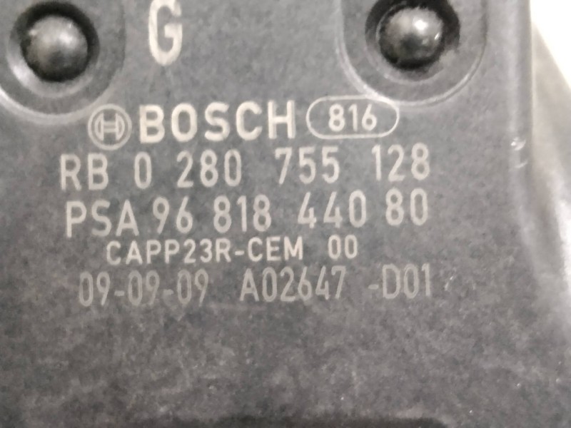 Recambio de potenciometro pedal para peugeot 207 1.4 hdi referencia OEM IAM 0280755128 9681844080 