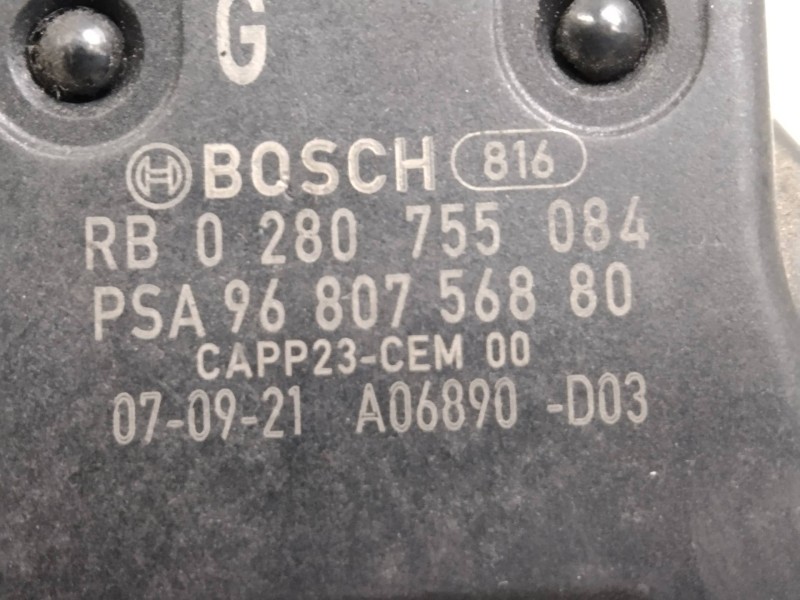 Recambio de potenciometro pedal para peugeot 207 sw 1.6 hdi fap cat (9hz / dv6ted4) referencia OEM IAM 0280755084 9680756880 