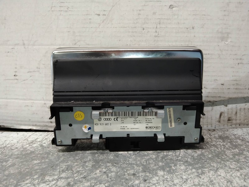 Recambio de pantalla multifuncion para audi a8 (4e2) 4.2 quattro l referencia OEM IAM 4E0919603D  