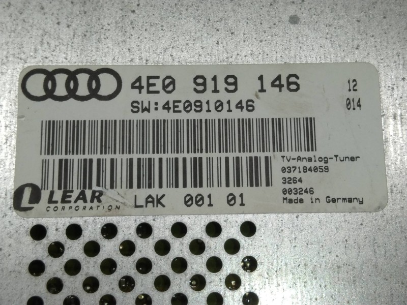 Recambio de modulo electronico para audi a8 (4e2) 4.2 quattro l referencia OEM IAM 4E0919146  
