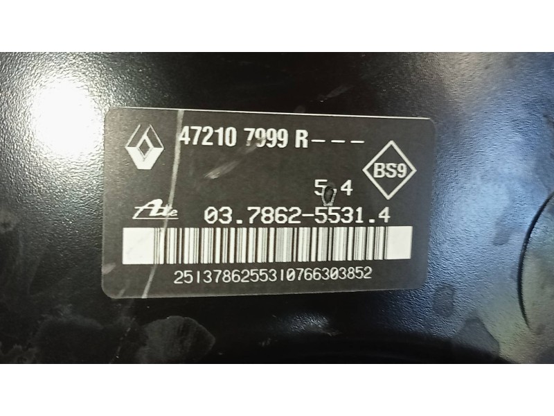 Recambio de servofreno para dacia dokker 1.5 dci diesel fap cat referencia OEM IAM  472107999R 