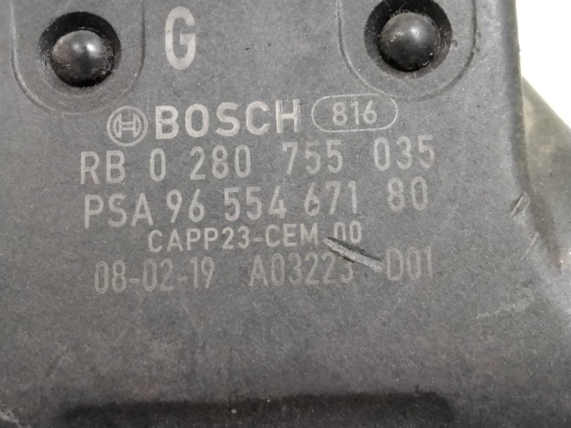 Recambio de potenciometro pedal para peugeot partner (s2) referencia OEM IAM 0280755035 9655467180 