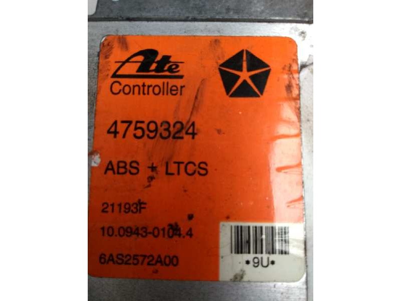 Recambio de centralita abs para chrysler vision (lh) 3.5 cat referencia OEM IAM 4759324 10094301044 