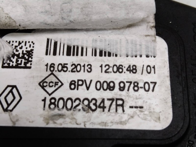 Recambio de potenciometro pedal para renault clio iii 1.5 dci diesel fap referencia OEM IAM 6PV00997807 180029347R 