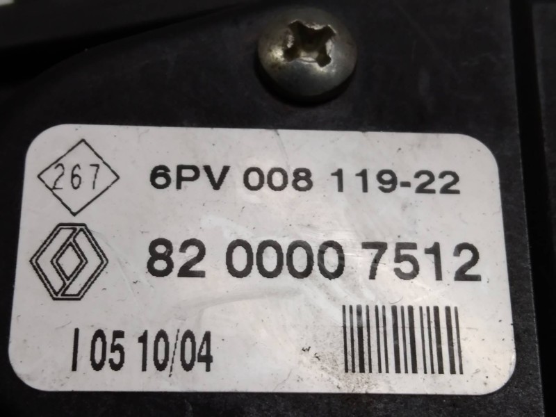 Recambio de potenciometro pedal para renault espace iv (jk0) 2.2 dci turbodiesel referencia OEM IAM 6PV00811922 8200007512 