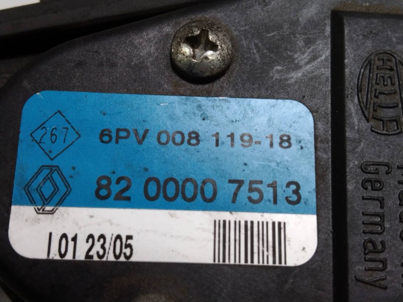 Recambio de potenciometro pedal para renault espace iv (jk0) 2.2 dci turbodiesel referencia OEM IAM 6PV00811918 8200007513 