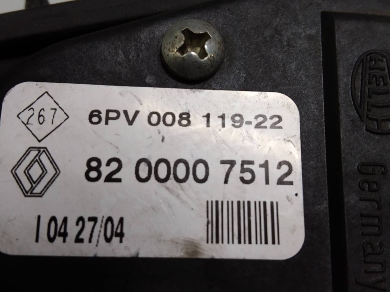 Recambio de potenciometro pedal para renault espace iv (jk0) 2.2 dci turbodiesel referencia OEM IAM 5PV00811922 8200007512 