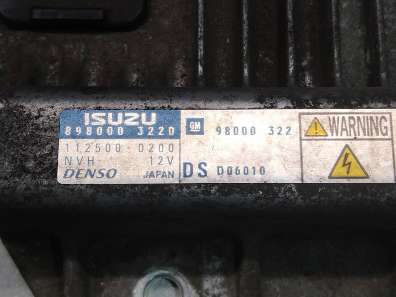 Recambio de centralita motor uce para opel meriva cosmo referencia OEM IAM 8980003220 1125000200 98000322