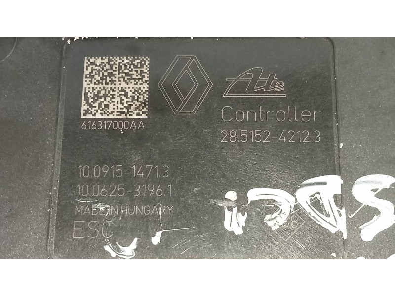 Recambio de abs para dacia dokker 1.5 dci diesel fap cat referencia OEM IAM 10091514713 10062531961 10022006554 28515242123 7660