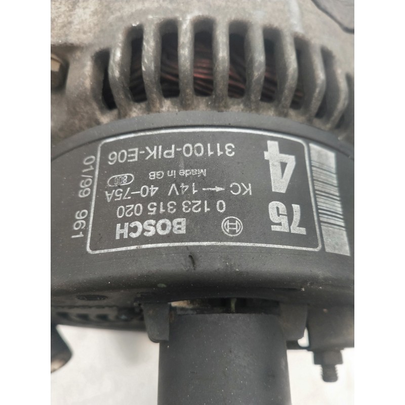 Recambio de alternador para honda civic berlina .5 (ma/mb) 1.6 ls (mb1) referencia OEM IAM 0123315020 BOSCH  Recambio de alternador para honda civic berlina .5 (ma/mb) 1.6 ls (mb1) referencia OEM IAM 0123315020 BOSCH