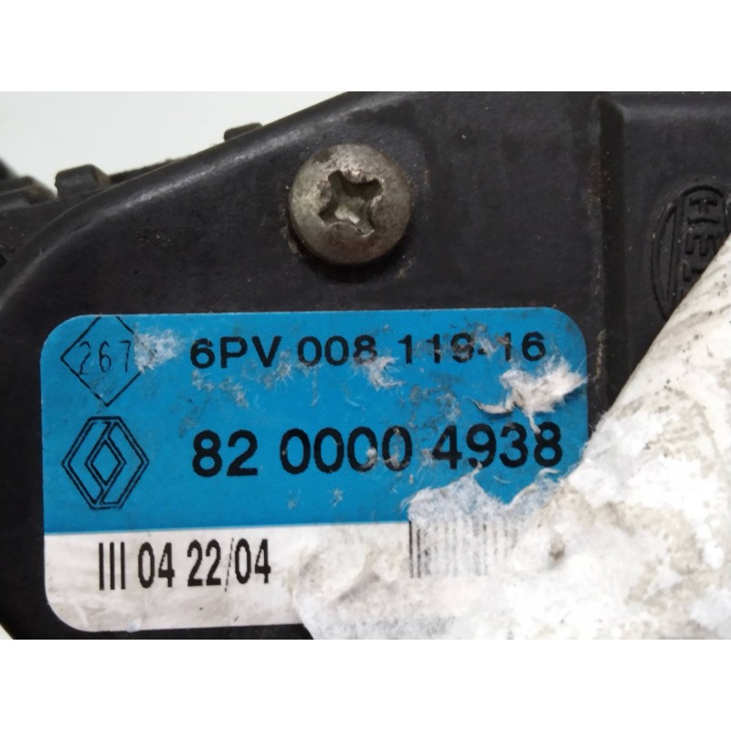 Recambio de potenciometro pedal para renault vel satis (bj0) 3.0 v6 dci turbodiesel cat referencia OEM IAM 6PV00811916 820000493