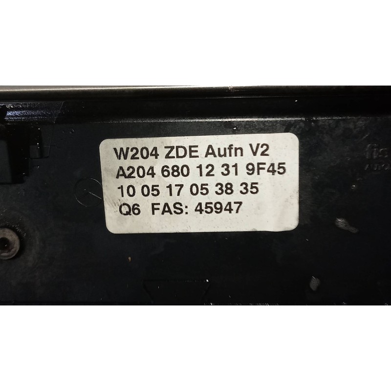 Recambio de pantalla multifuncion para mercedes clase c (w204) berlina c 200 cdi blueefficiency (204.001) referencia OEM IAM A20