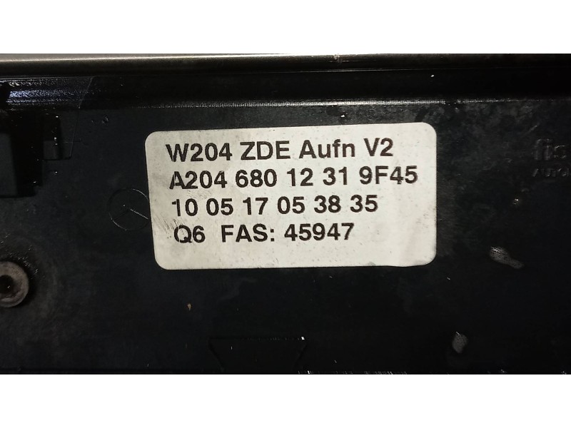 Recambio de pantalla multifuncion para mercedes clase c (w204) berlina c 200 cdi blueefficiency (204.001) referencia OEM IAM A20