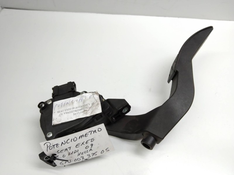 Recambio de potenciometro pedal para seat exeo berlina (3r2) 2.0 tdi referencia OEM IAM 8E1721523G  