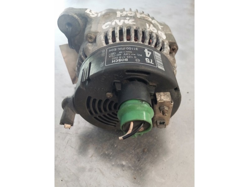 Recambio de alternador para honda civic coupe (ej6/8) 1.6 ls (ej6) referencia OEM IAM 0123315020 BOSCH 