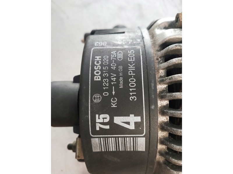 Recambio de alternador para honda civic aerodeck (mb/mc) 1.6 ls (mc1) referencia OEM IAM 0123315023  