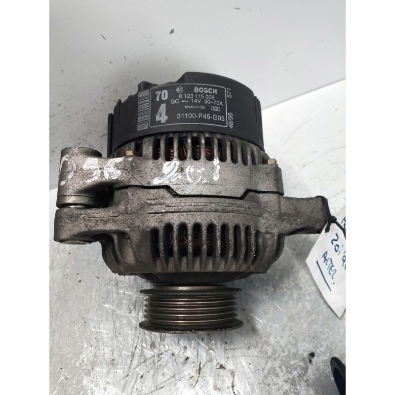 Recambio de alternador para honda accord berlina (cg7-9/ch1-7) 2.0i ls (cg9) referencia OEM IAM 0123115009 BOSCH 