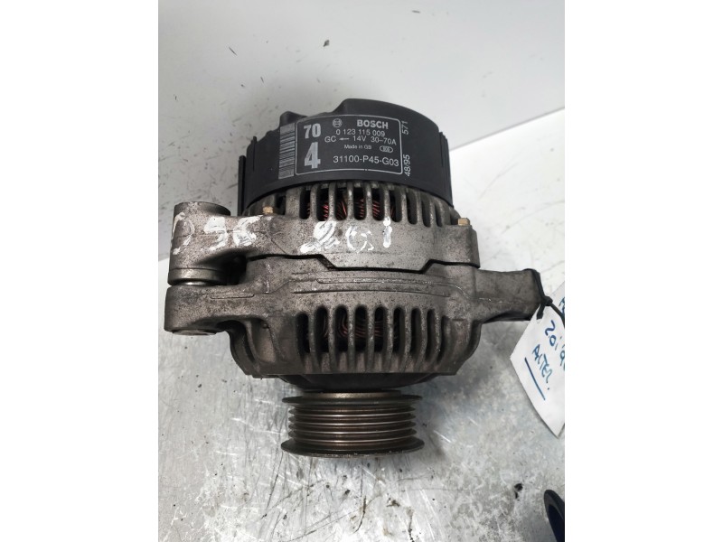 Recambio de alternador para honda accord berlina (cg7-9/ch1-7) 2.0i ls (cg9) referencia OEM IAM 0123115009 BOSCH 