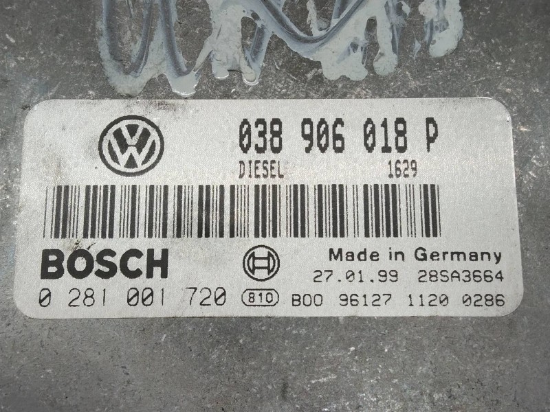 Recambio de centralita motor uce para volkswagen passat berlina (3b2) highline referencia OEM IAM 0281001720 038906018P 
