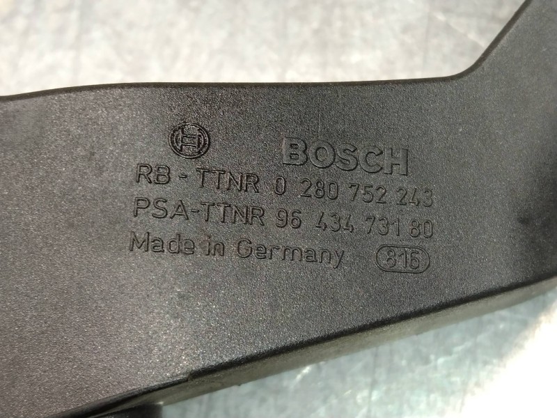 Recambio de potenciometro pedal para citroen xsara coupe 1.6i 16v vts referencia OEM IAM 0280752243 9643473180 
