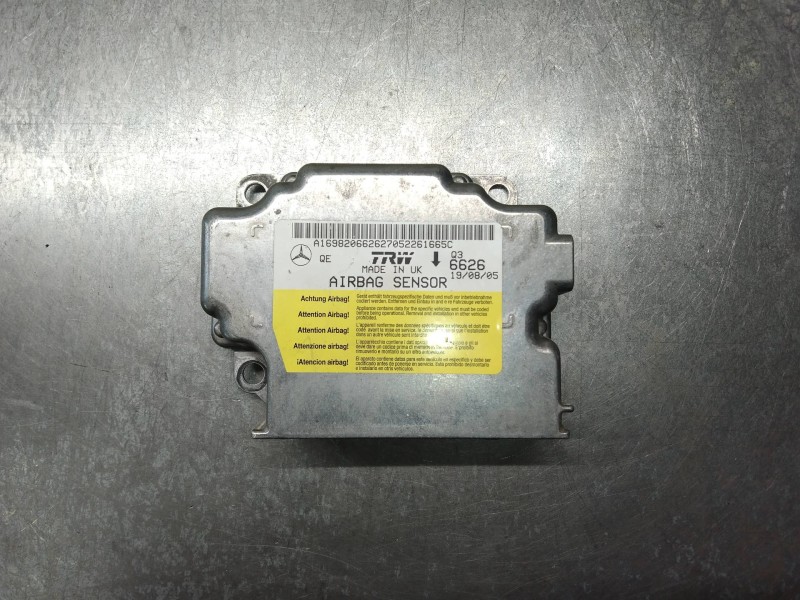 Recambio de kit airbag para mercedes clase b (w245) 180 cdi (245.207) referencia OEM IAM A1698206626 Q3 SIN ANILLO AIRBAG