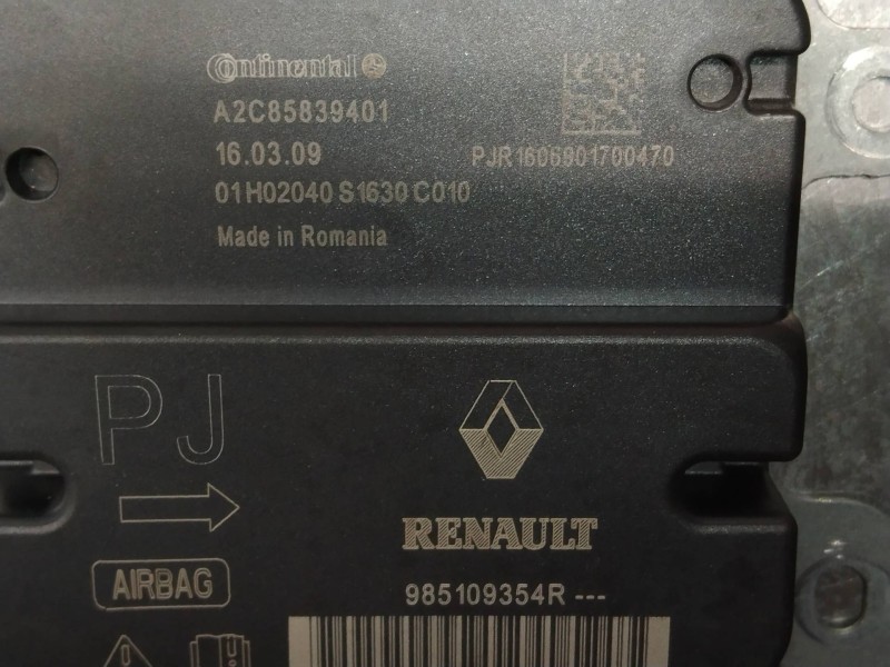 Recambio de kit airbag para dacia dokker 1.5 dci diesel fap cat referencia OEM IAM 985109354R A2C85839401 