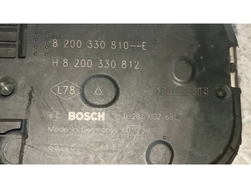 Recambio de caja mariposa para renault espace iv (jk0) dynamique referencia OEM IAM 0281002681 82003308103E H8200330812